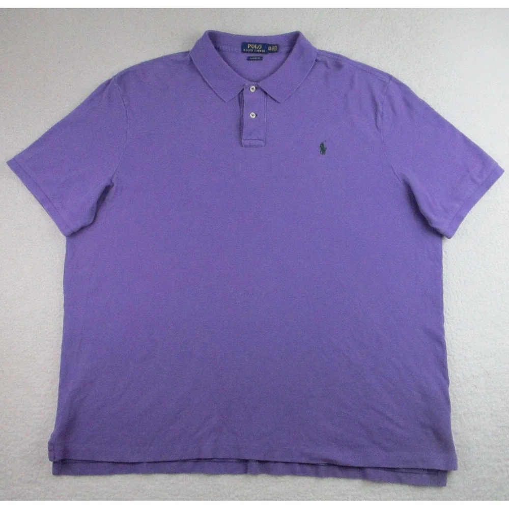 Polo Ralph Lauren Polo Shirt Mens XXL Classic Fit Embroidered Pony Short‎ Sleeve